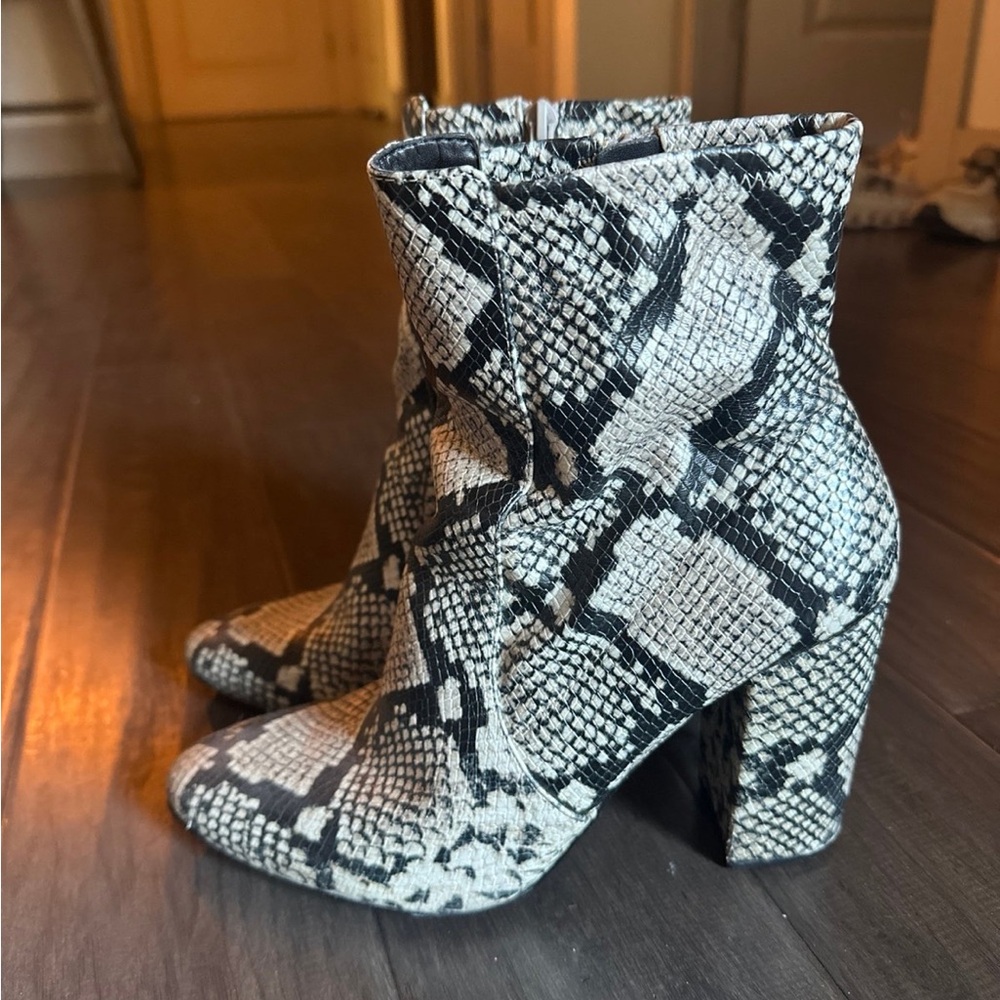 ALDO Snakeskin Ankle Boots